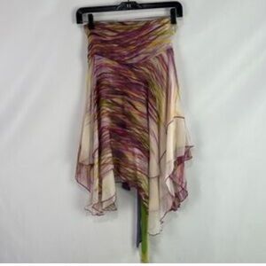 100% Silk Fairycore Dianne vonFurstenberg wrap skirt - size 6